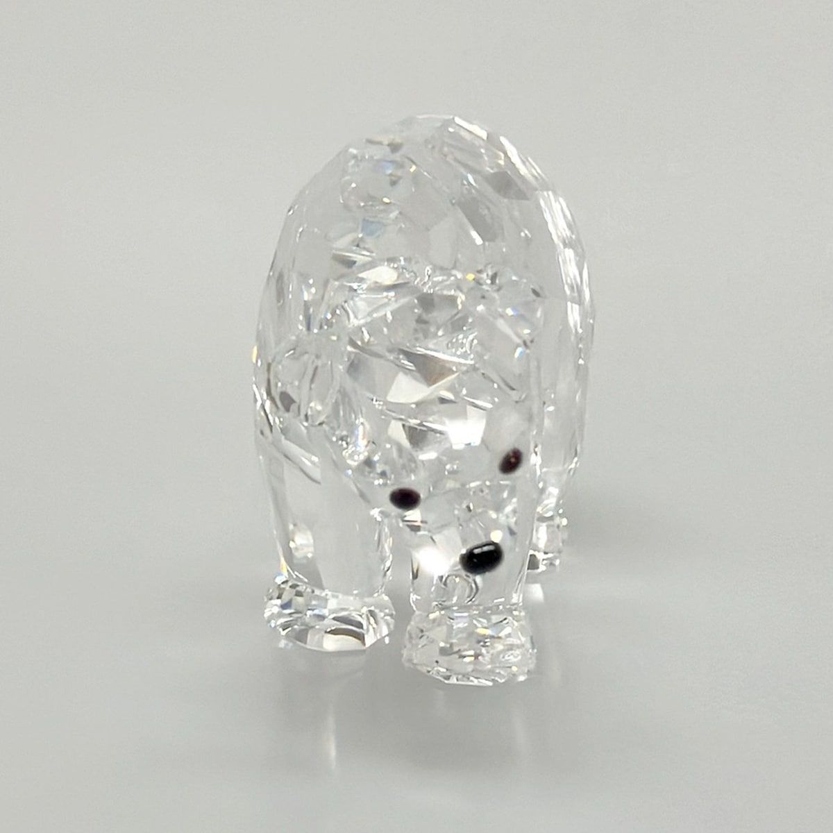 SWAROVSKI スワロフスキー 小物 - クリア×黒 置物 北 クマ