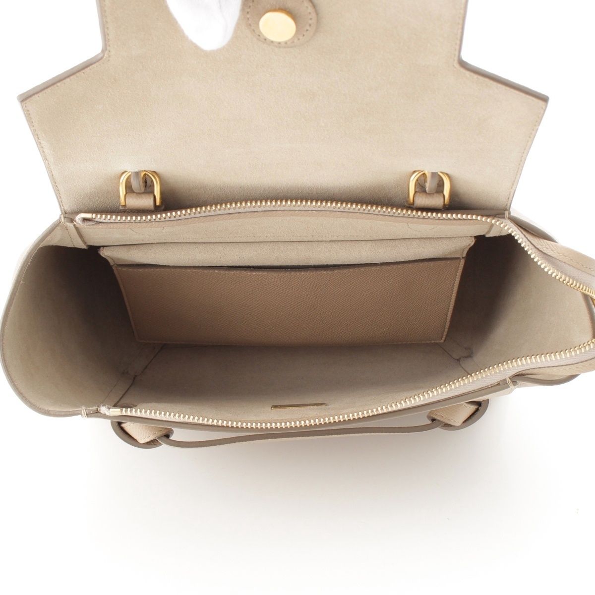 セリーヌ ベルトバッグ ナノ ドラムドカーフスキン 2WAY ショルダー  