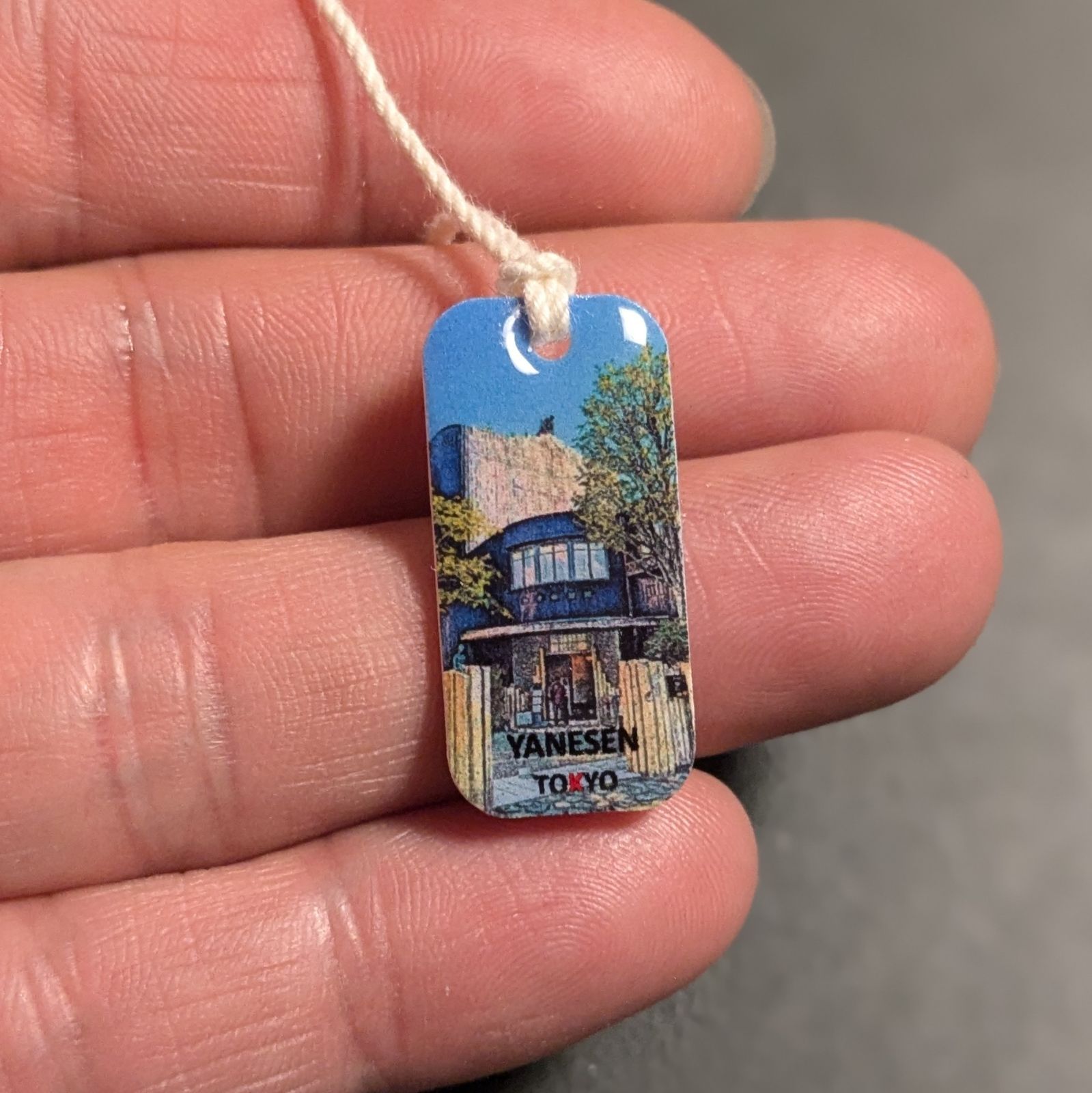 【ハンドメイド 】〈YANESEN TOKYO〉チャーム・ストラップ 07：「朝倉彫塑館」