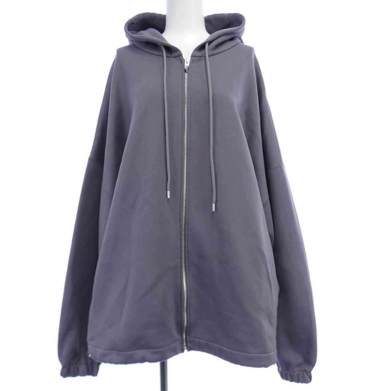 ASTRAET フルジップ パーカ ショート丈 ブラック FREE SIZE ASTRAET フルジップ パーカ ショート丈 ブラック FREE SIZE