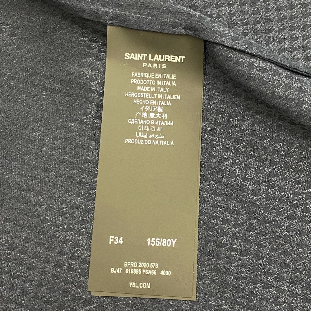 SAINT LAURENT PARIS/サンローランパリ ラヴァリエネック シルク 