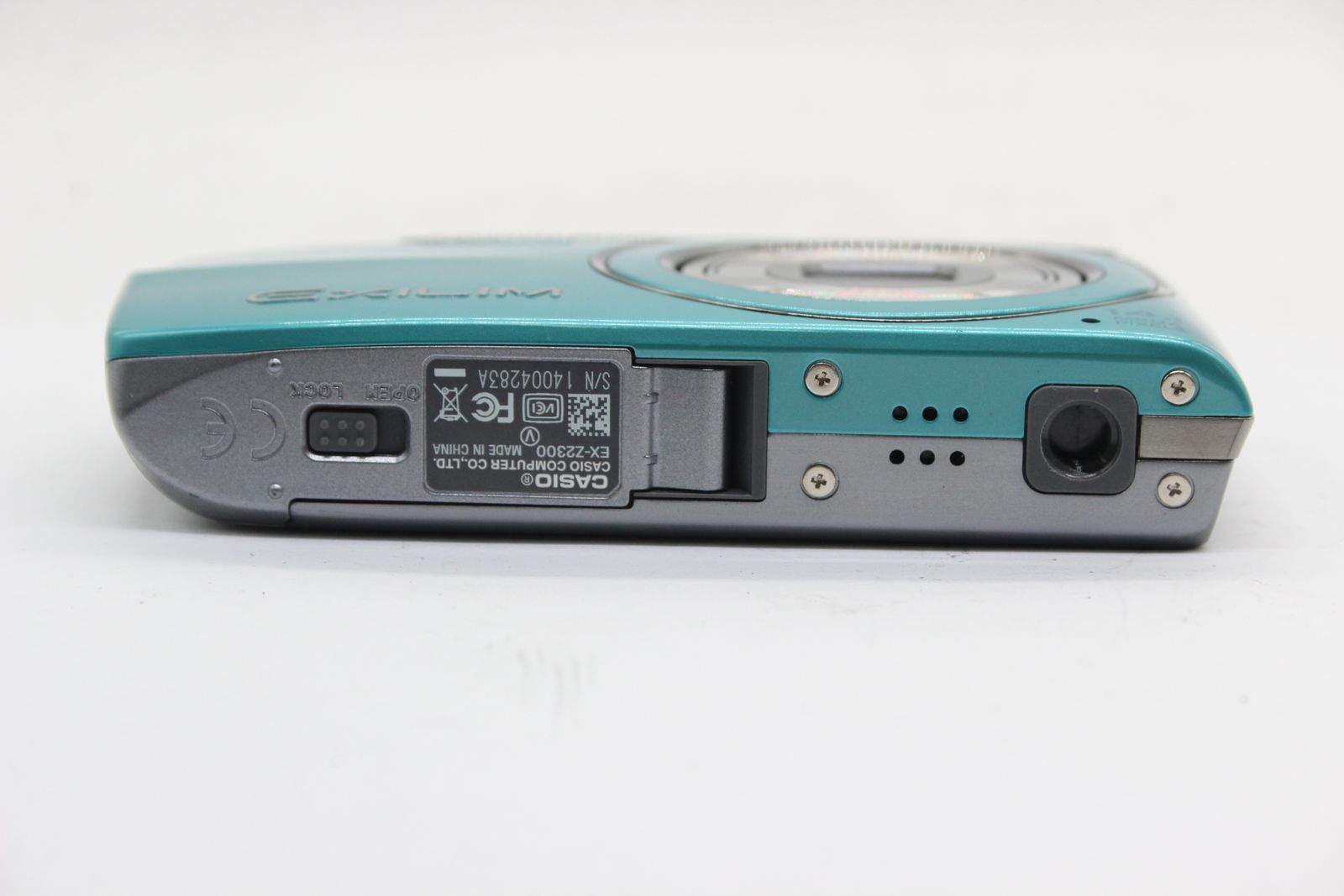 【美品 返品保証】 カシオ Casio Exilim EX-Z2300 ブルー 26mm Wide 5x バッテリー付き コンパクトデジタルカメラ  s5052