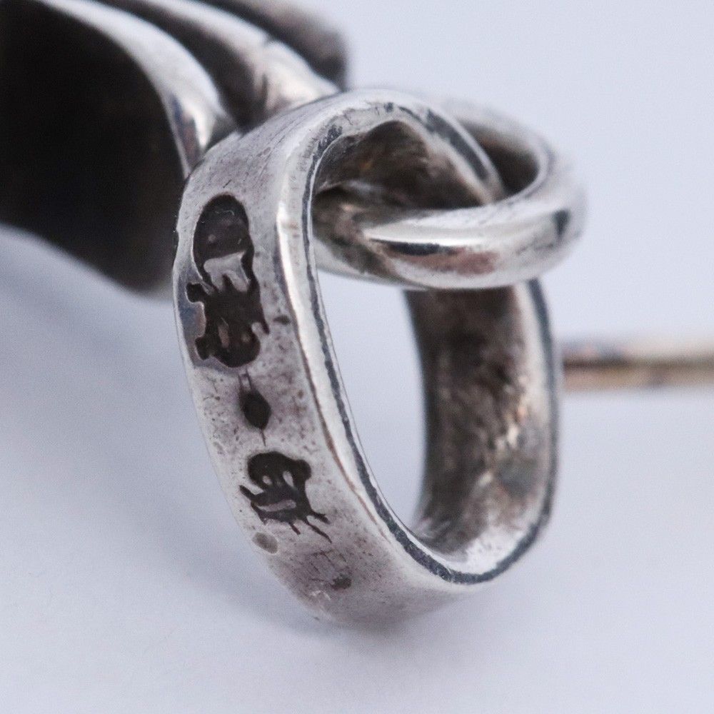 CHROME HEARTS CHクロスベビーファット ドロップイヤリング シルバー WWW_WOWDIGSITE_COM