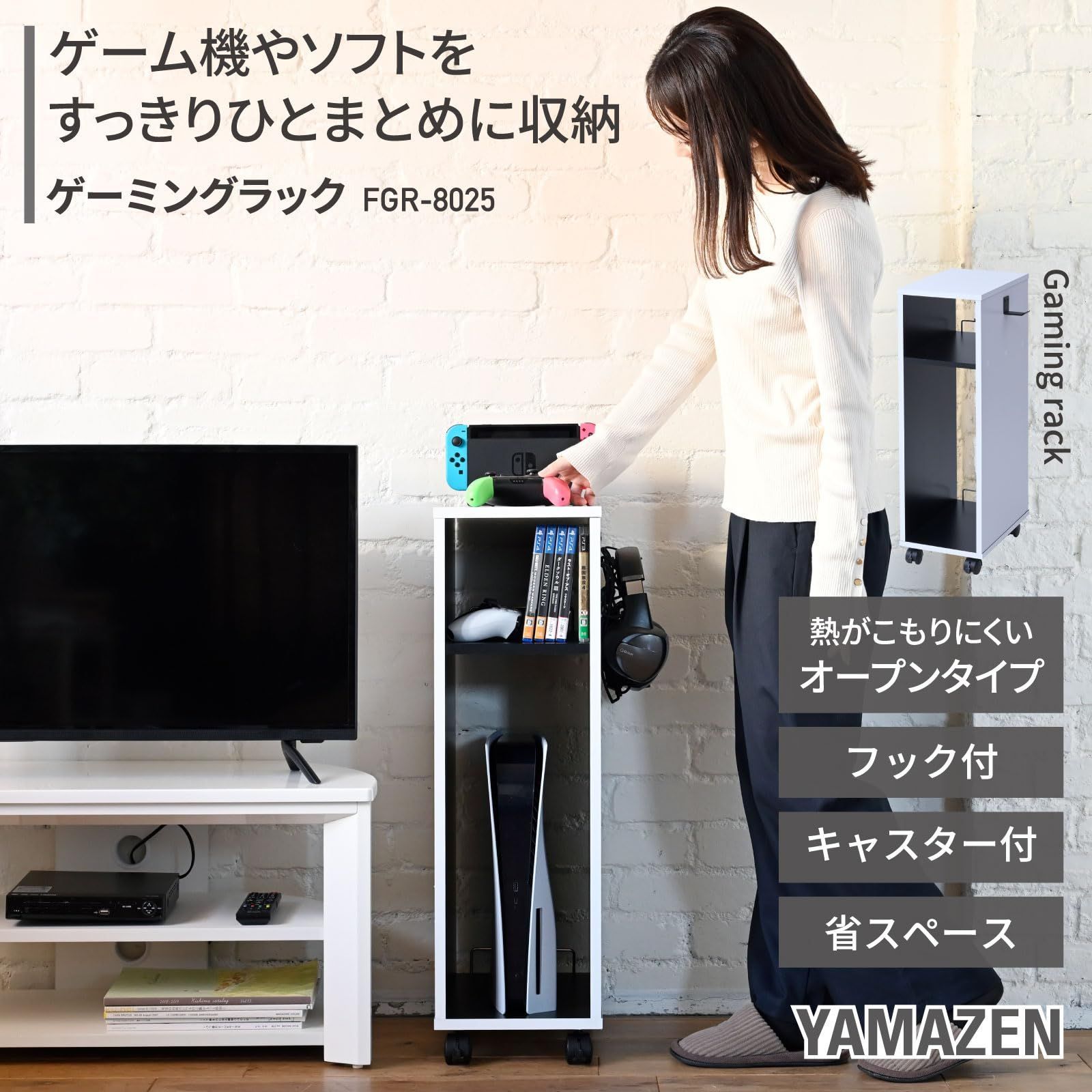 ✨携帯ゲーム、フック付き ルームミラー取付 車載ホルダー スマホホルダー 車 ルームミラー