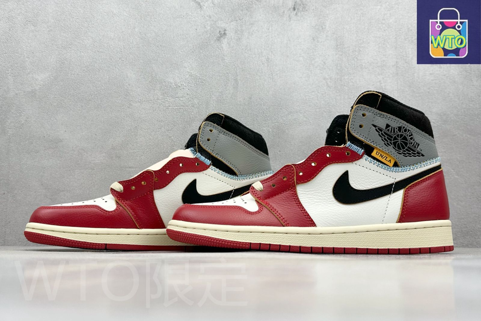 美品 25cm エアジョーダン1 ユニオン　シカゴ シャドウ UNION × NIKE AIR JORDAN 1 HIGH OG SP CHICAGO/SHADOW ユニオン