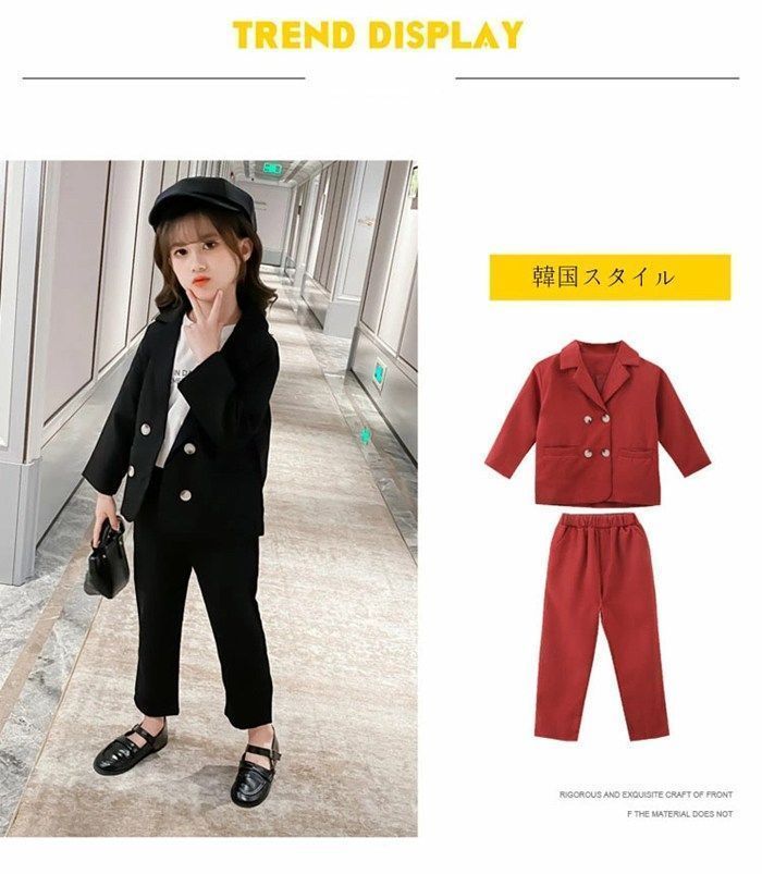 パンツスーツ 女の子 スカートスーツ 女の子 入学式 卒業式 かっこいい 韓国 子供服 女の子 セットアップ キッズ 発表会 スーツ パンツ トップス 2点セット 春 秋 薄手 フォーマルスーツ 大人っぽい xzdsrly STEELWINDOWSANDDOORS_COM