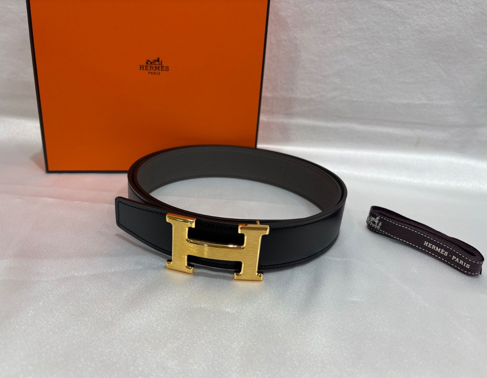 HERMES コンスタンス Hベルト W刻印 ゴールド金具95