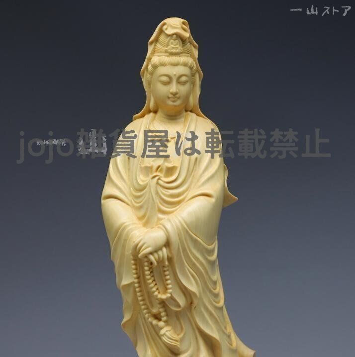 仏教美術 木彫仏像 精密細工 開運風水 観音菩薩像 ッゲ 彫刻工芸