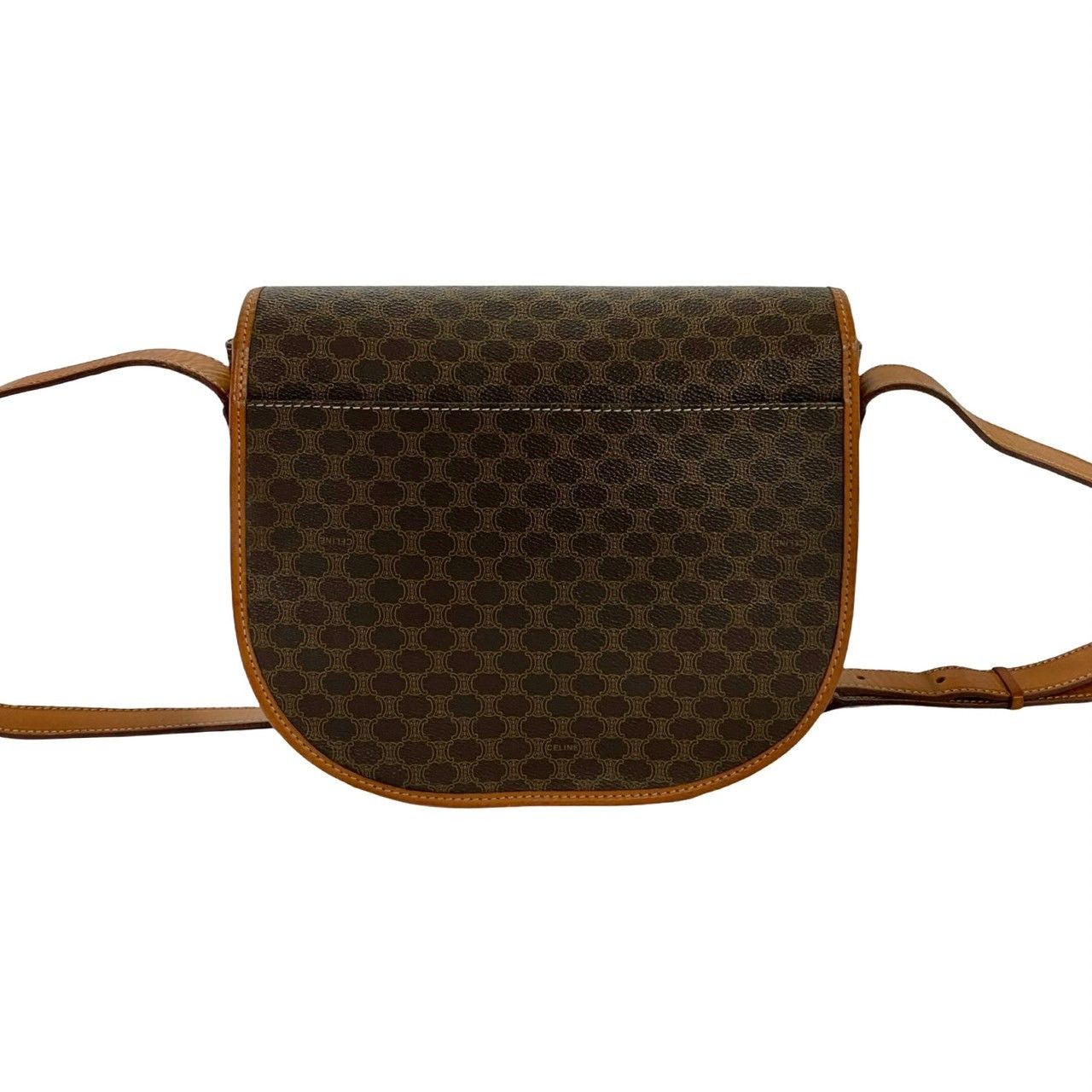 極 美品 CELINE セリーヌ マカダム ブラゾン 柄 トリオンフ ロゴ 