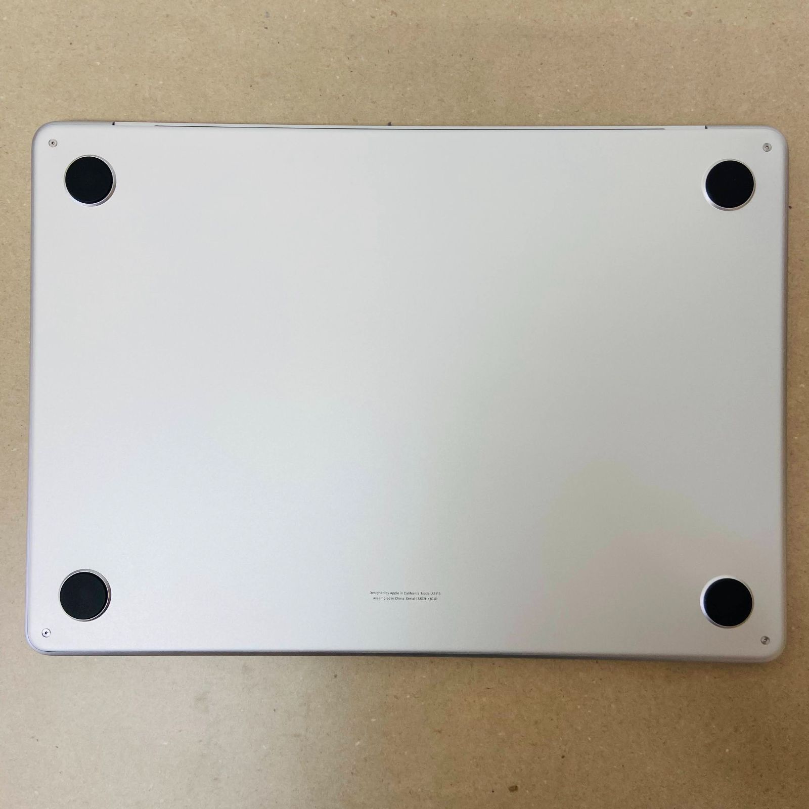 美品 バッテリー100% Apple MacBook Air 2024 13インチ MRXQ3J/A M3