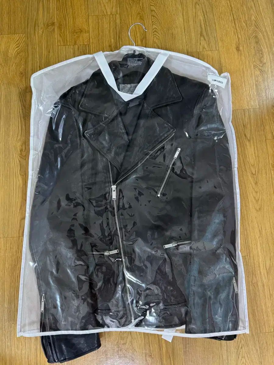 老化 ccc ラムスキン 手洗い ライダースジャケット L