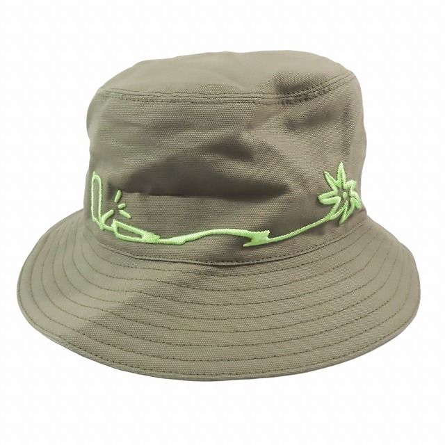 22AW ディオール Dior × トラヴィススコット Travis Scott Cactus Jack Dior Bob Hat ボブハット バケットハット 帽子 L カーキ|4JBA4 メンズ レディース