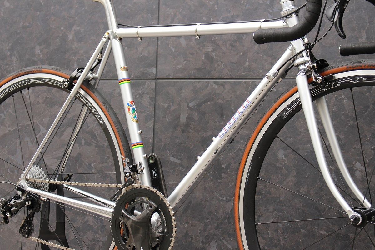 チネリ CINELLI スーパーコルサ SUPER CORSA VINTAGE カンパニョーロ コーラス 12S SCIROCCO 17C クロモリ  ロードバイク 【福岡店】 - メルカリ