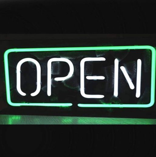 ネオンサイン OPEN オープン 緑 グリーン ネオン管 看板 オーダーメイド ネオンサイン OPEN オープン 緑 グリーン ネオン管 看板