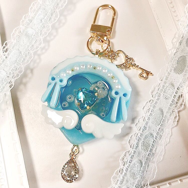 リリカルbabyサックス◇シャカシャカキーホルダー ハート