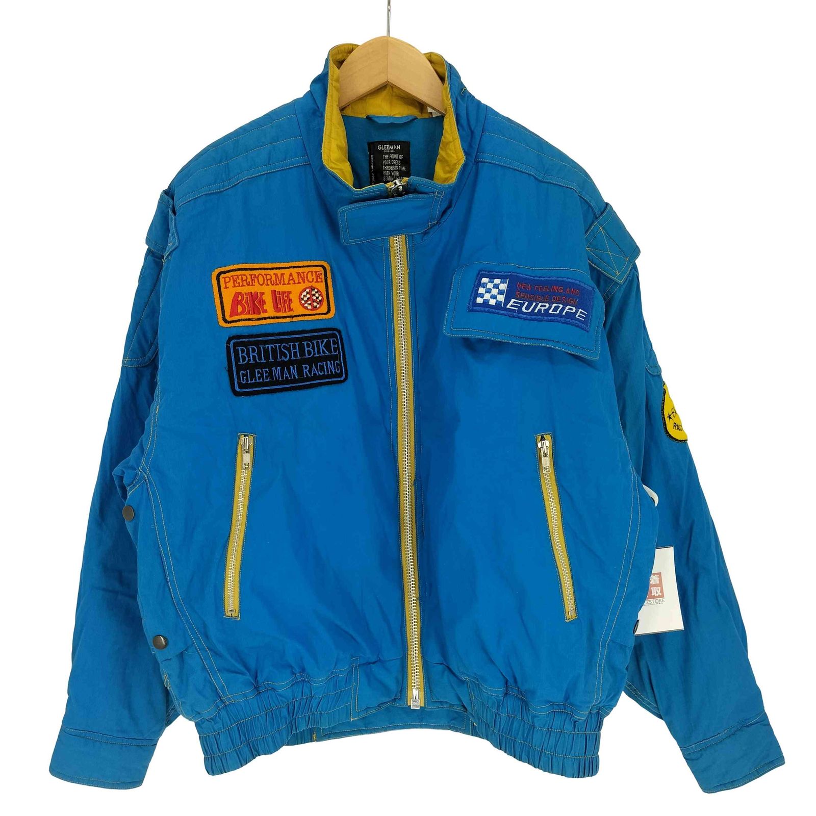 ユーズドフルギ USED古着 gleeman 中綿 ワッペン レーシング ユーズドフルギ USED古着 gleeman 中綿 ワッペン レーシング