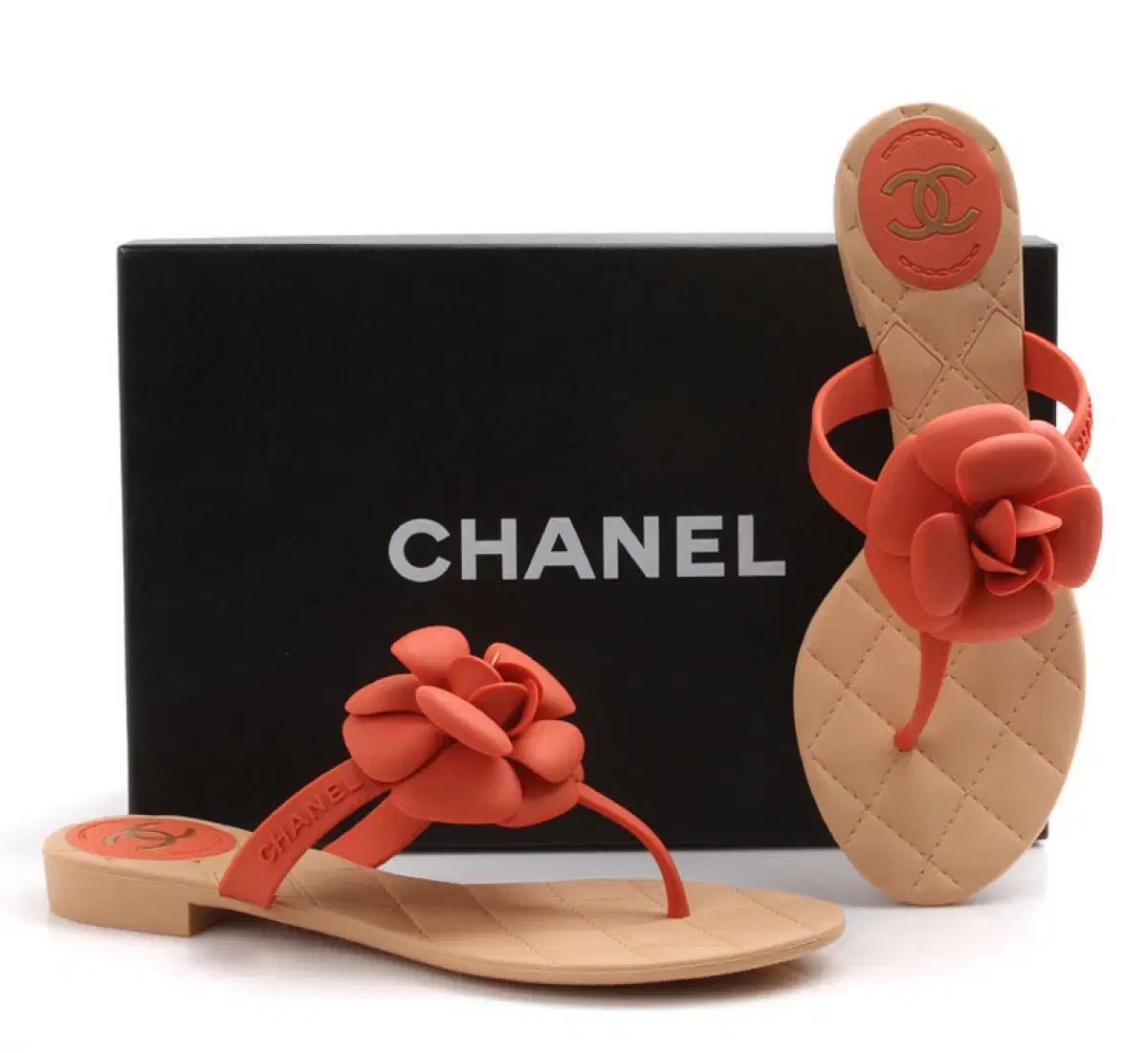 CHANEL(シャネル) クルーズ カメリア ビーチサンダル - メルカリ