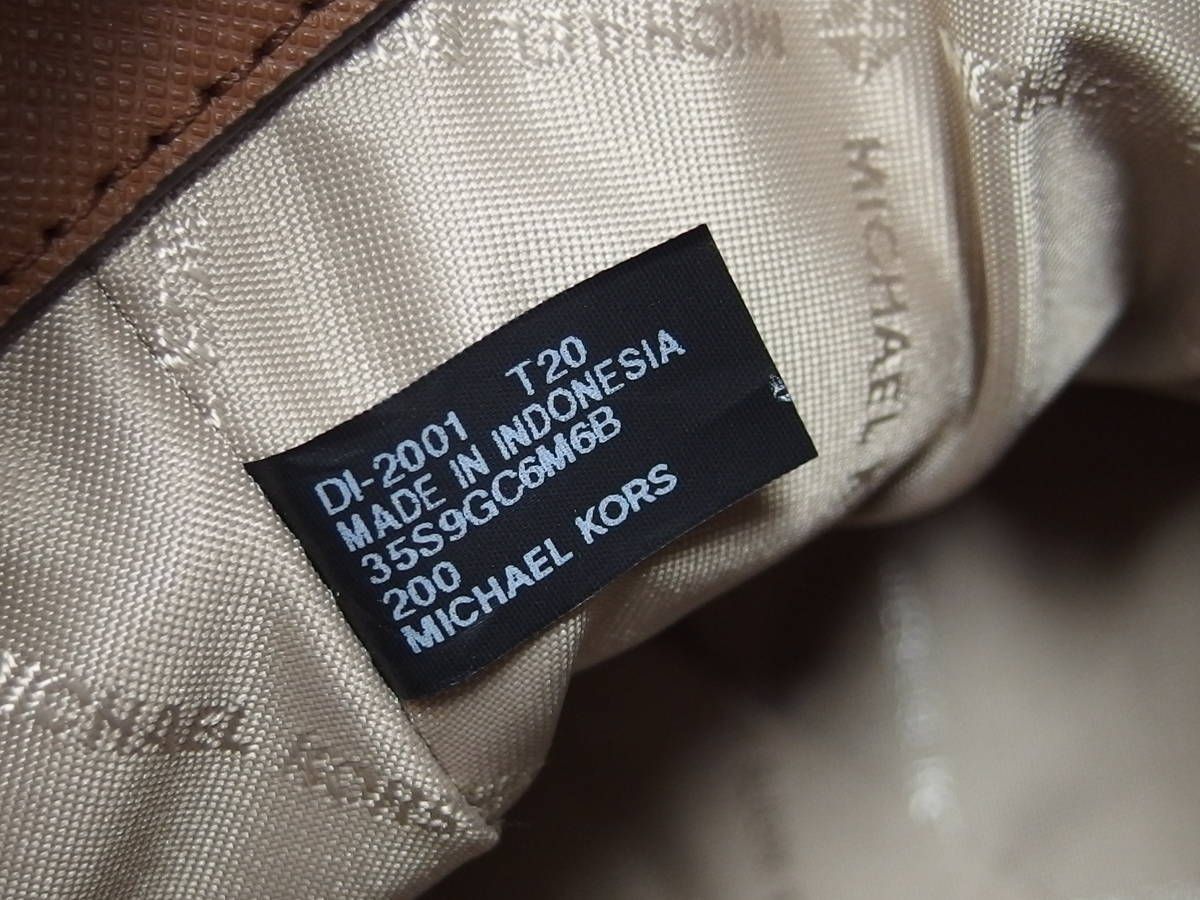極美品☆MICHAEL KORS マイケルコース MK柄 レザー PVC 2WAY
