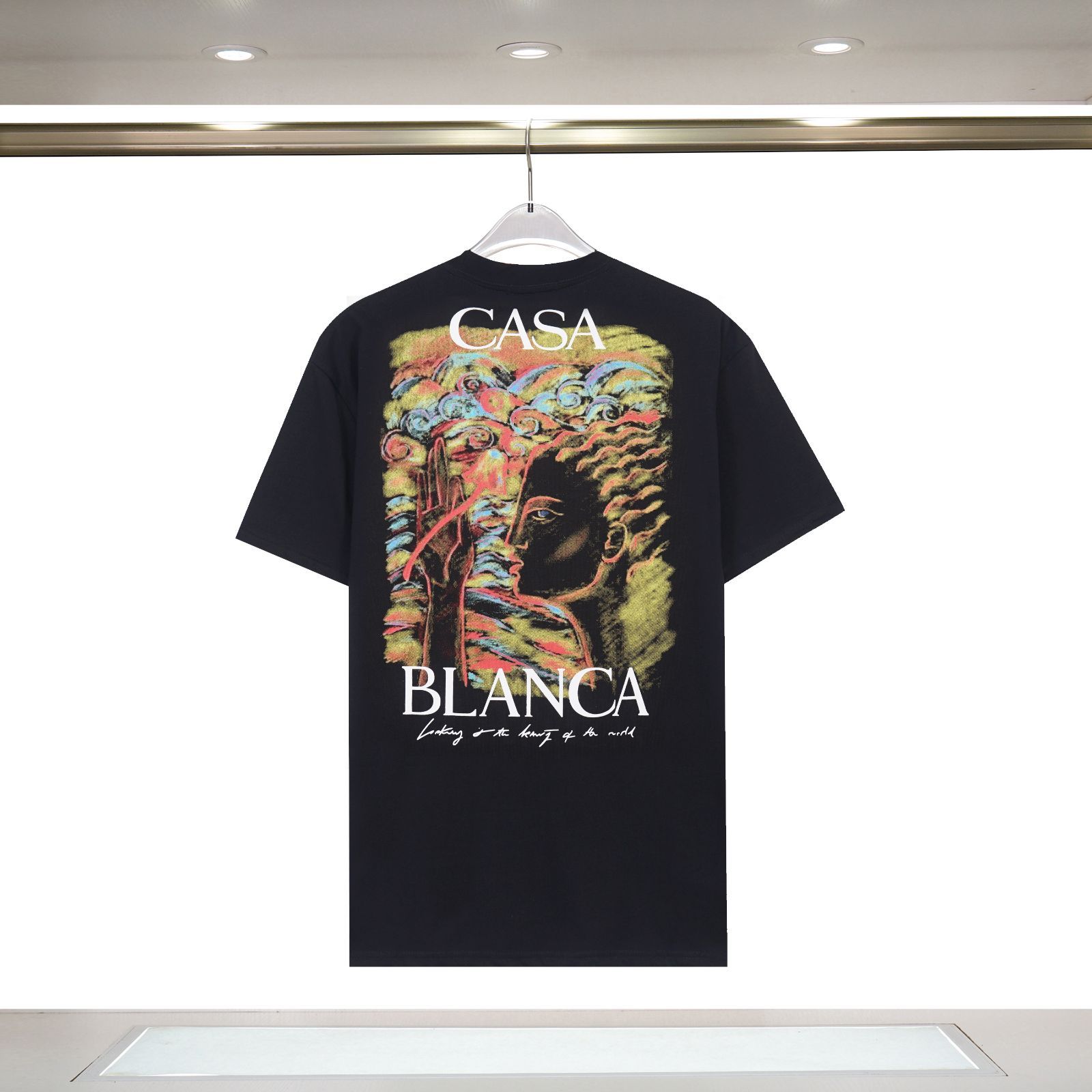 新品未使用 CASABLANCA カサブランカ 半袖 Tシャツ ブラック PP - メルカリ