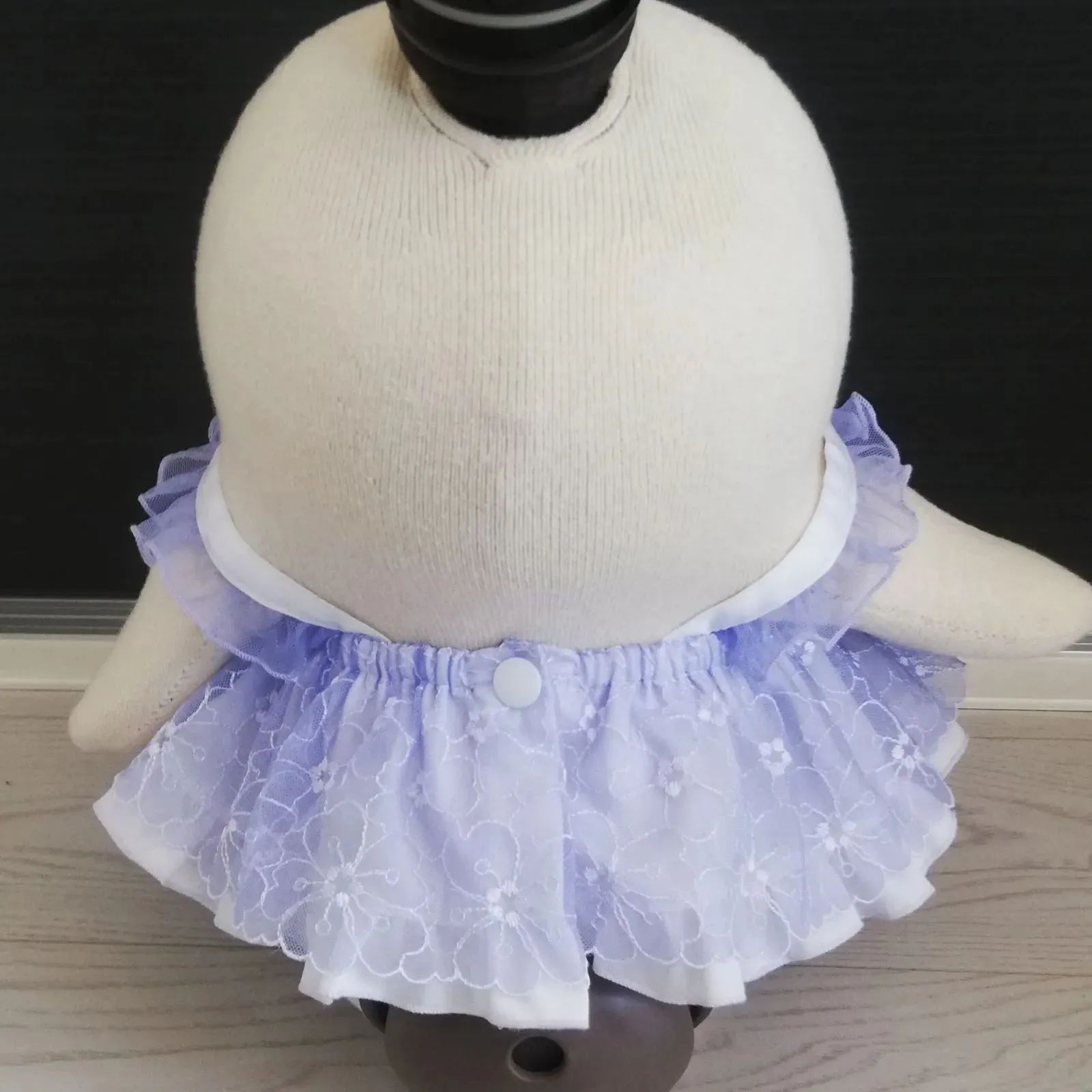 ラボット服　LOVOT　ハンドメイド　キャミワンピースレース17パープルと他１着 ラボット服 LOVOT ハンドメイド キャミワンピースレース32A