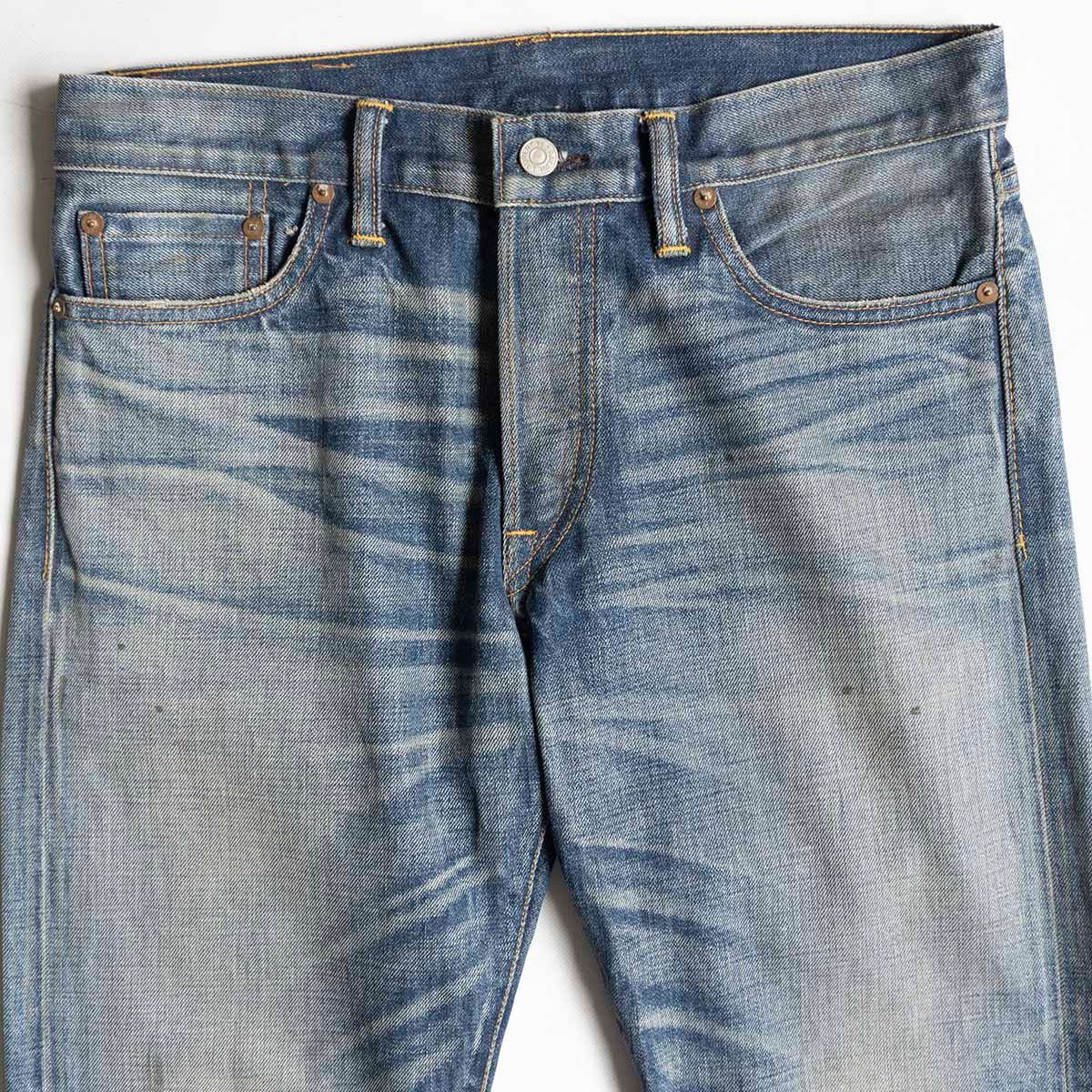 美品】RRL【LOW STRAIGHT JEANS】30×30 ローストレートジーンズ