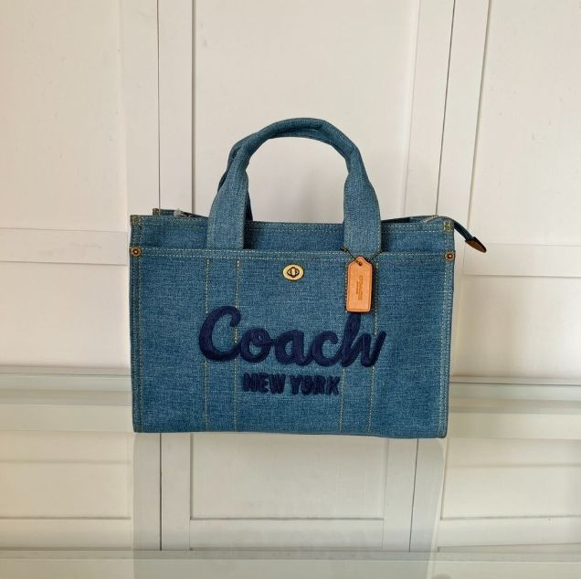 coach Cargo tote bag カーゴトート26 大サイズ スモール デニム アウトレット品