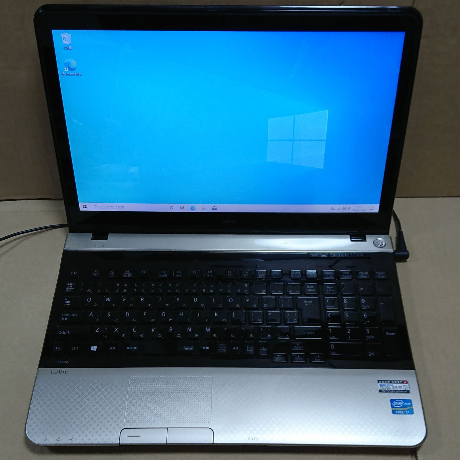 中古ノートパソコンNEC PC-LS550J26C