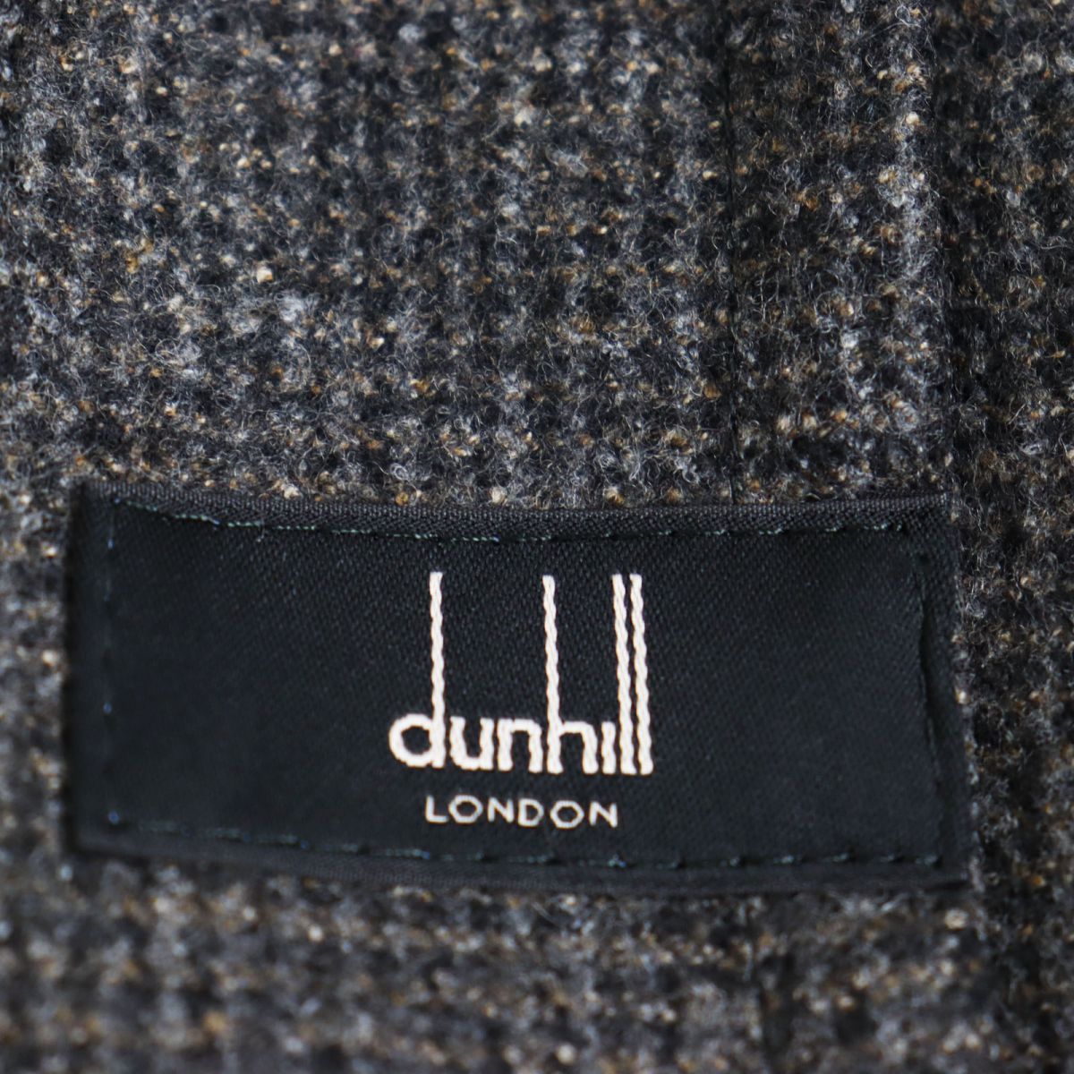 極美品○dunhill ダンヒル ウール100％ BELGRAVIA FIT 千鳥格子柄