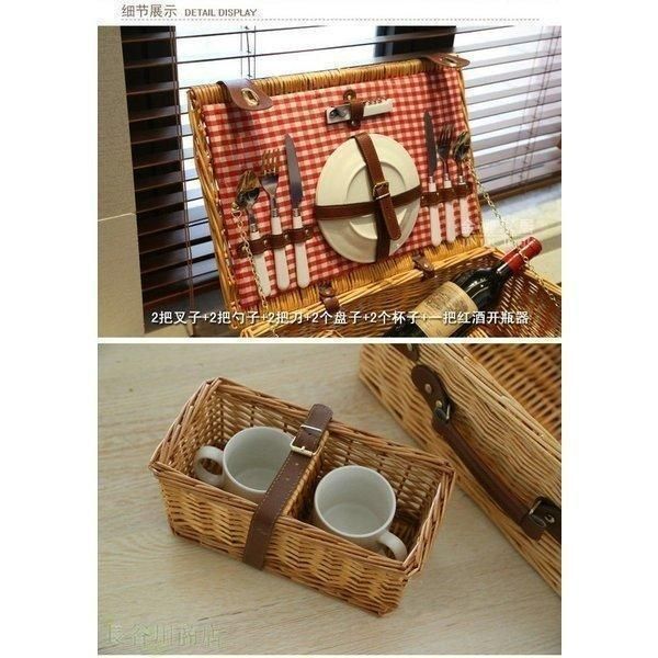 ピクニックバスケット 食器付き バスケットセット ピクニック
