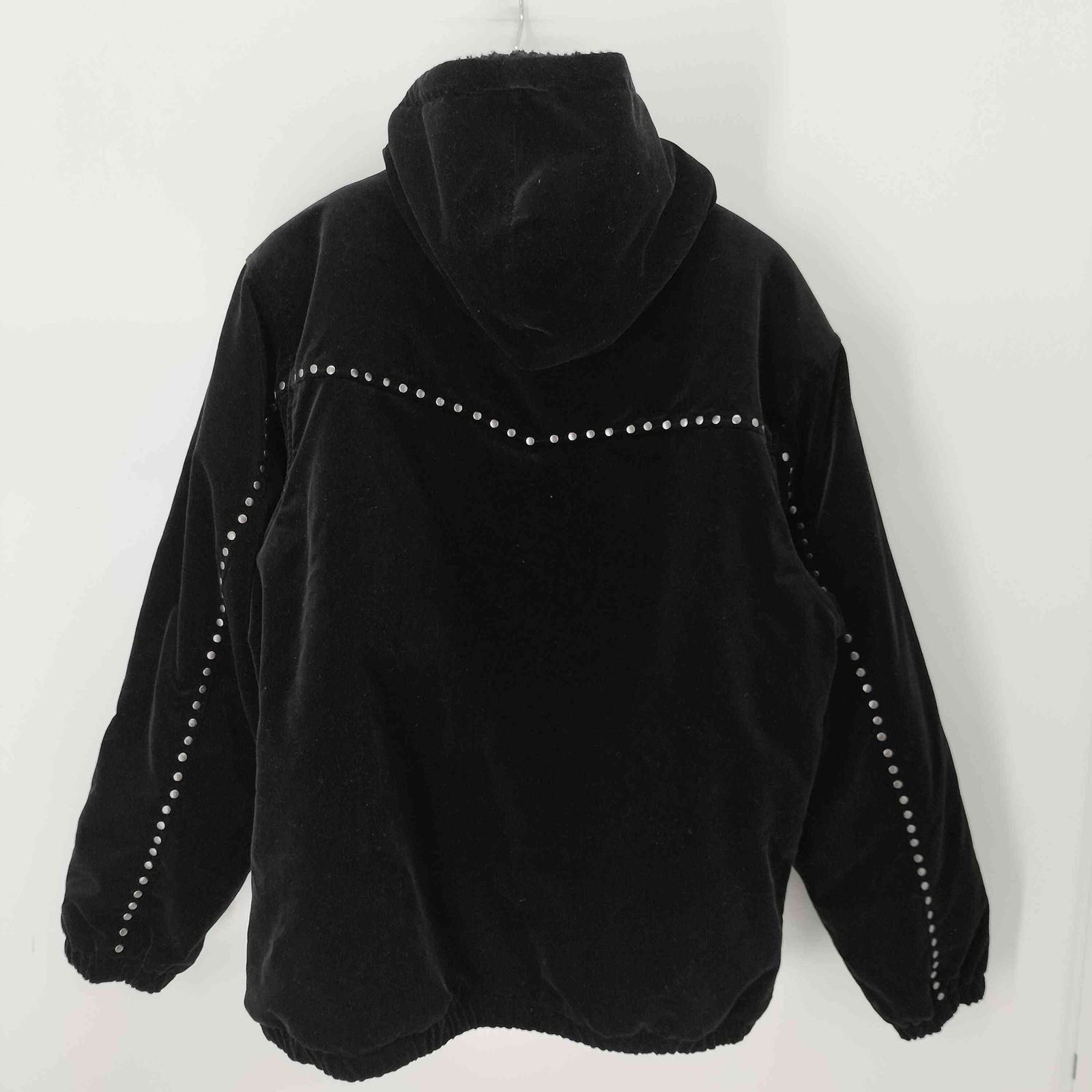 シュプリーム Supreme 21AW Studded Velvet Hooded Work Jacket メンズ 
