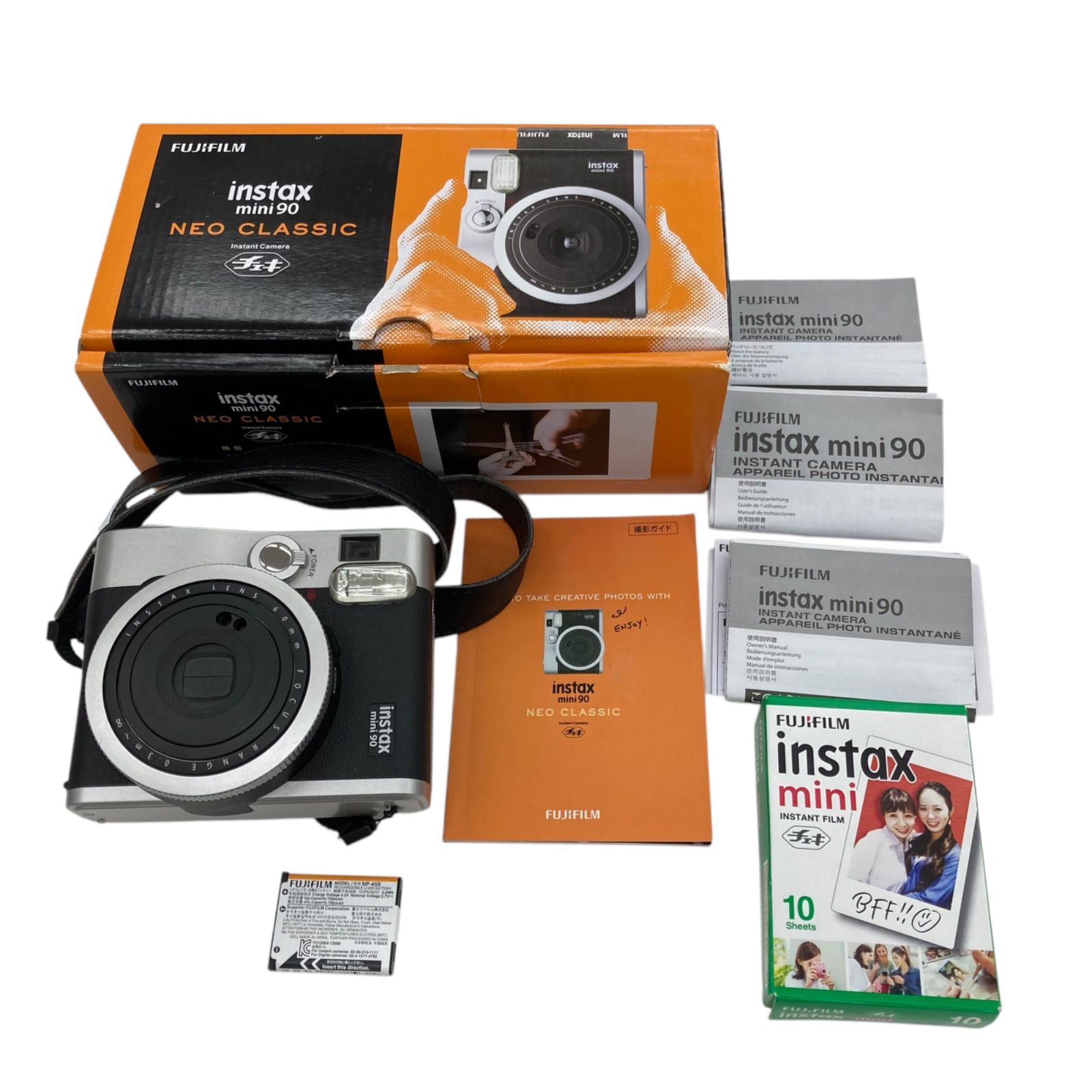 186000 現状品 FUJIFILM instax mini90 NEO CLASSIC チェキ ブラック