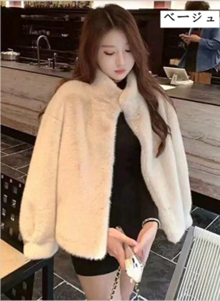 【新品】ZARA ホワイト ファーコート ショート丈 ZARA ザラ ホワイト ファーコート ショート丈 防寒 レディース 秋 冬