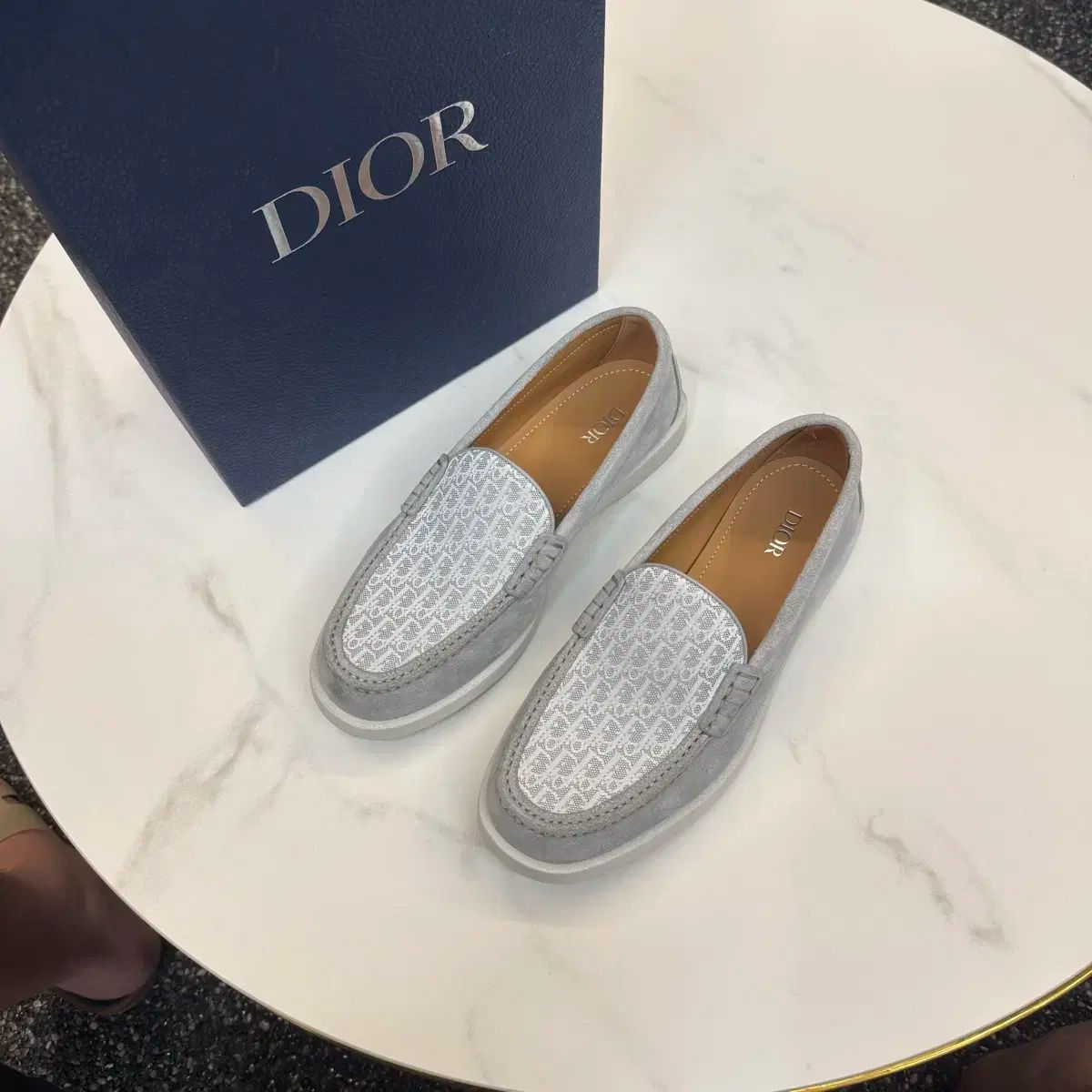 39 サイズ DIOR ディオール オブリーク グランビル ローファー