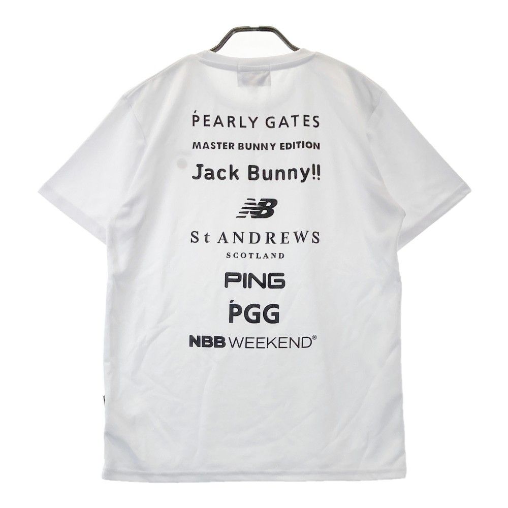 サイズ 5 PEARLY GATES パーリーゲイツ モデル the HOUSE 半袖Tシャツ ホワイト系 240101441395 ゴルフウェア メンズ ストスト