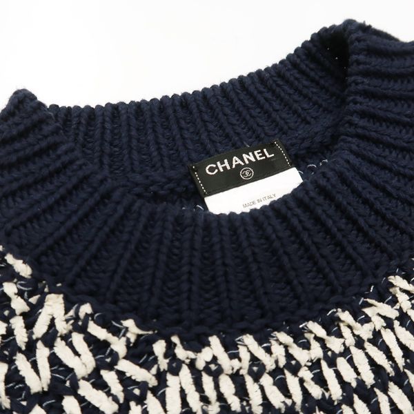 【美品】希少 CHANEL シャネル ノースリーブ ニット ベスト プルオーバー ノースリーブ CHANEL(シャネル) トップス(レディース) - 海外