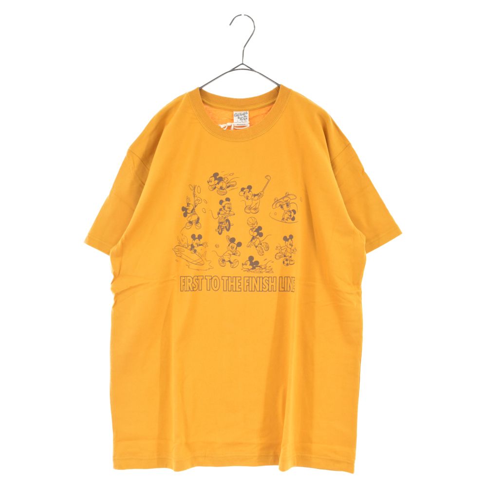 CALEE (キャリー) 21SS Disney Multi Player T-Shirt ディズニー ミッキーマウス マルチプレイヤー 半袖Tシャツ  マスタード CL-21SS001D - メルカリ