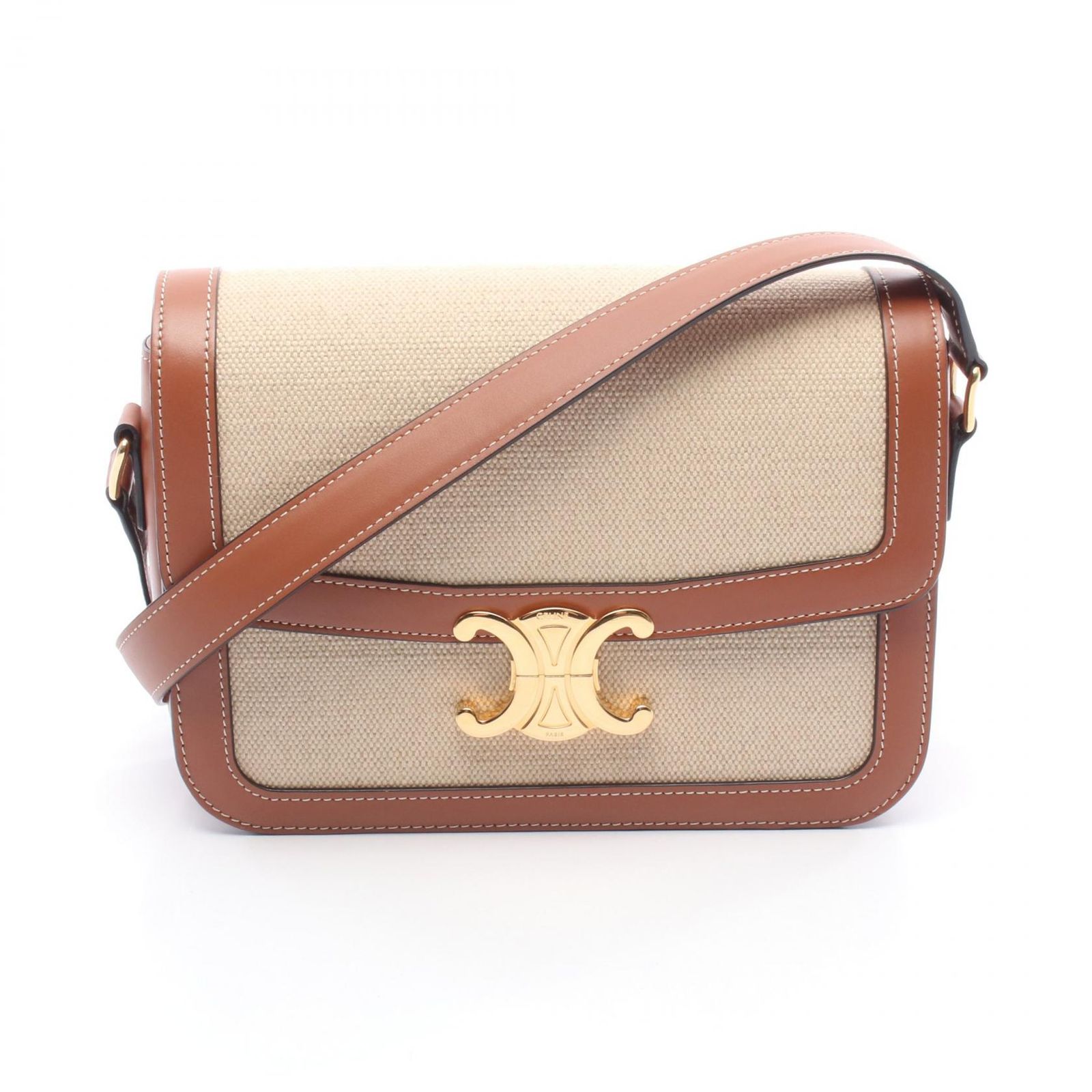 CELINE★191242BGI トリオンフ ミディアム ショルダー CELINE ミディアム ブザス トリオンフ (CELINE/ショルダーバッグ