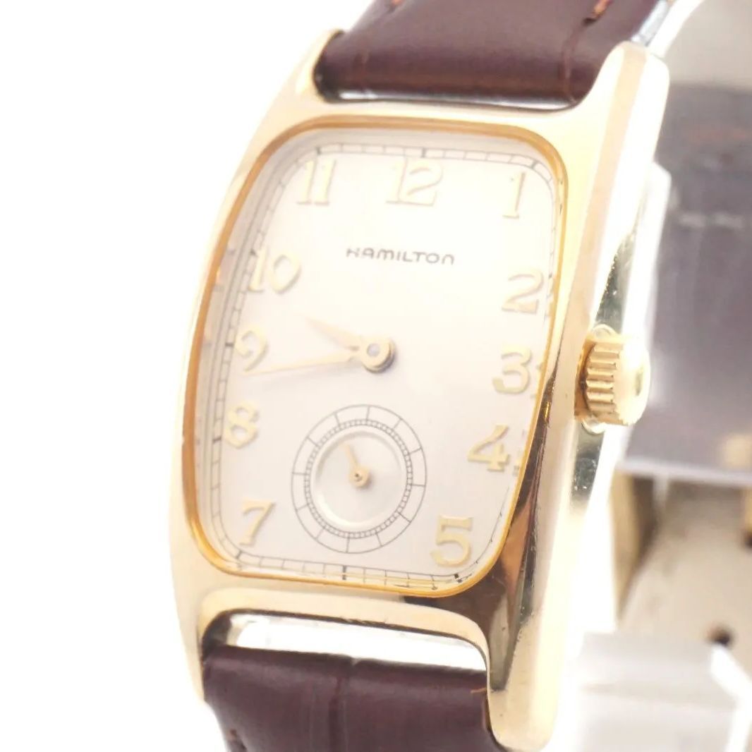 稼動品 新品電池 新品ベルト ハミルトン HAMILTON ボルトン 6186  