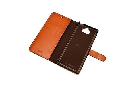 特価セール！Xperia 8 COACH（R）ブックタイプケース／ Brown - メルカリ