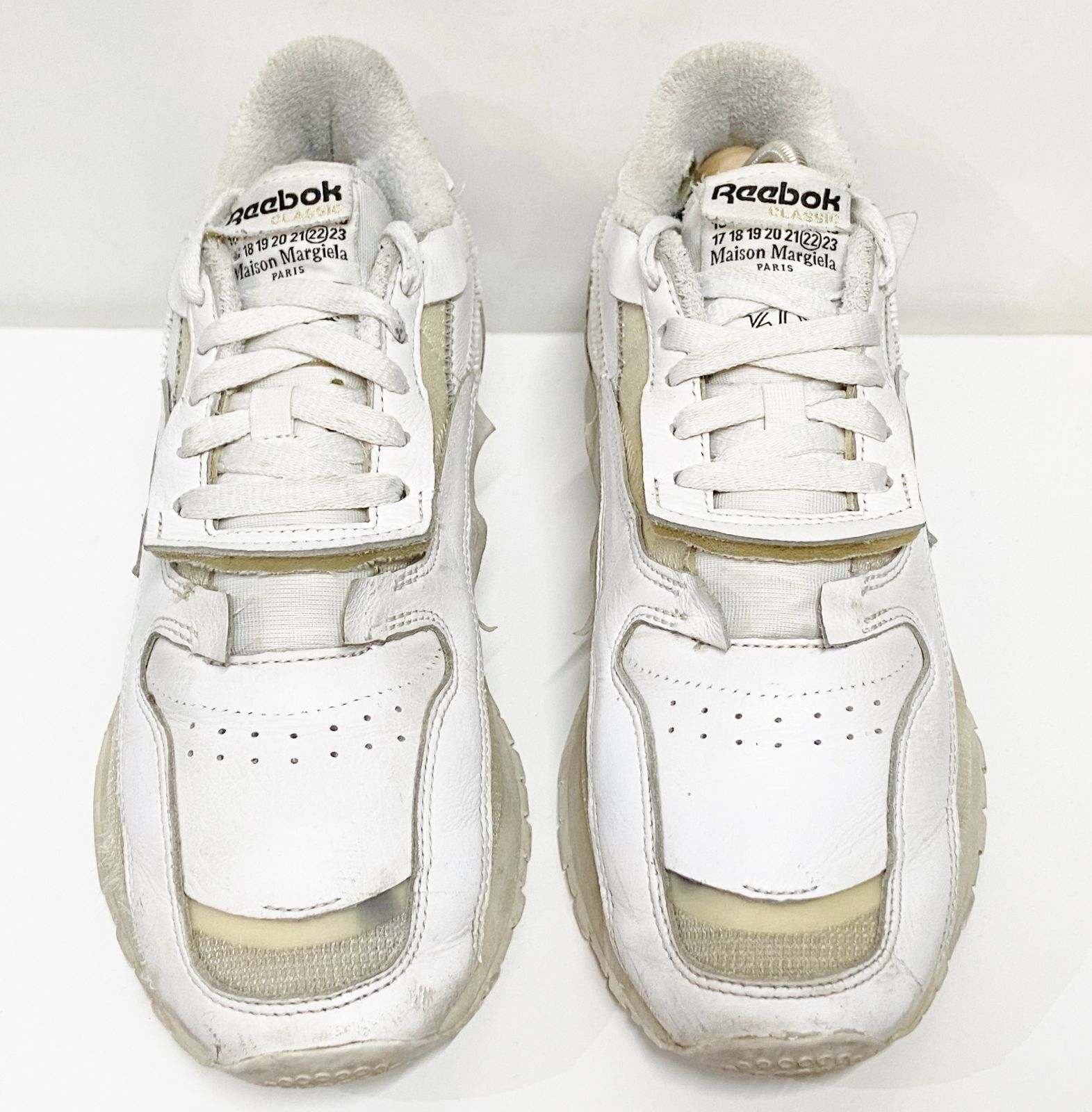 Maison Margiela × Reebok Classic Leather Memory Of V2 メゾンマルジェラ × リーボック クラシックレザー メモリー オブ V2 スニーカー シューズ 靴 S37WS0588