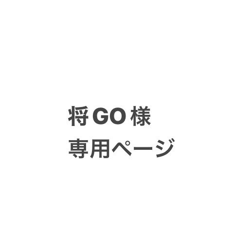 将GO様専用ページです｡ - メルカリ