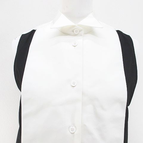 【着用1回】メゾンマルジェラ ノースリーブシャツワンピース エムエムシックス メゾンマルジェラ MM6 Maison Margiela