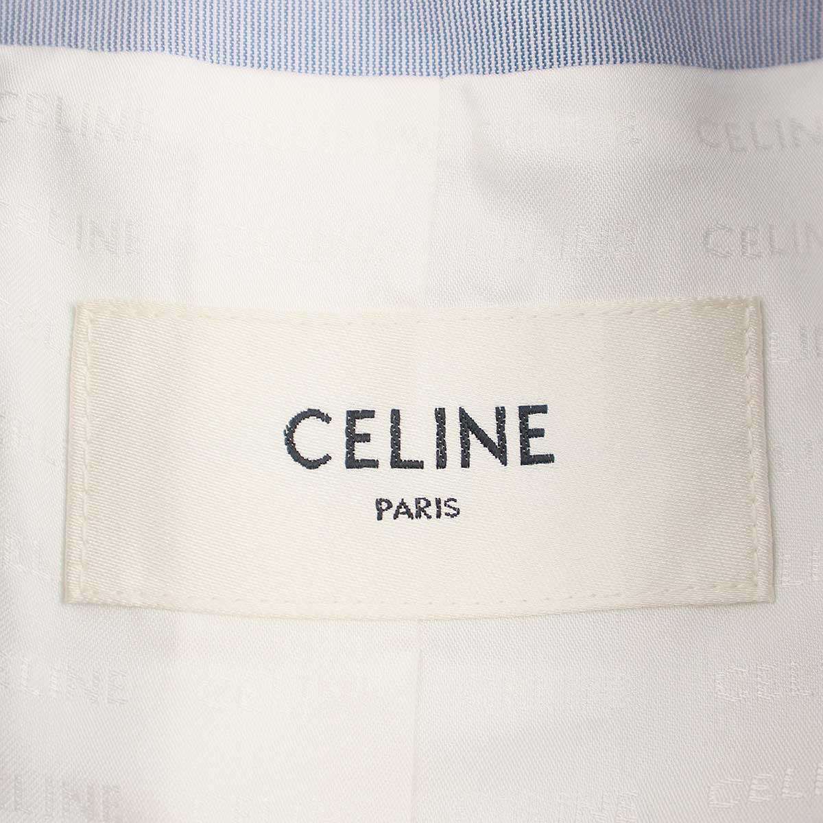 【セリーヌ】トリオンフブティ ストライプ チェルシージャケット CELINE セリーヌ トリオンフブティ付き ストライプ チェルシー
