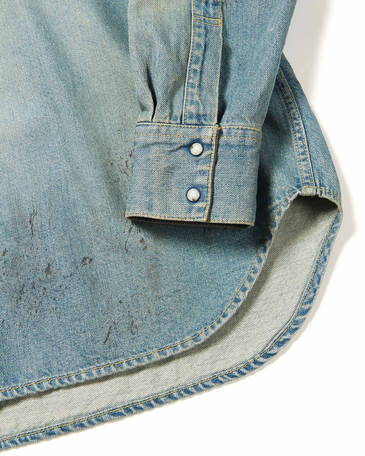 uniform experiment DENIM SHIRT 長袖シャツ UE-242041 - メルカリ uniform experiment DENIM SHIRT 長袖シャツ UE-242041 - メルカリ