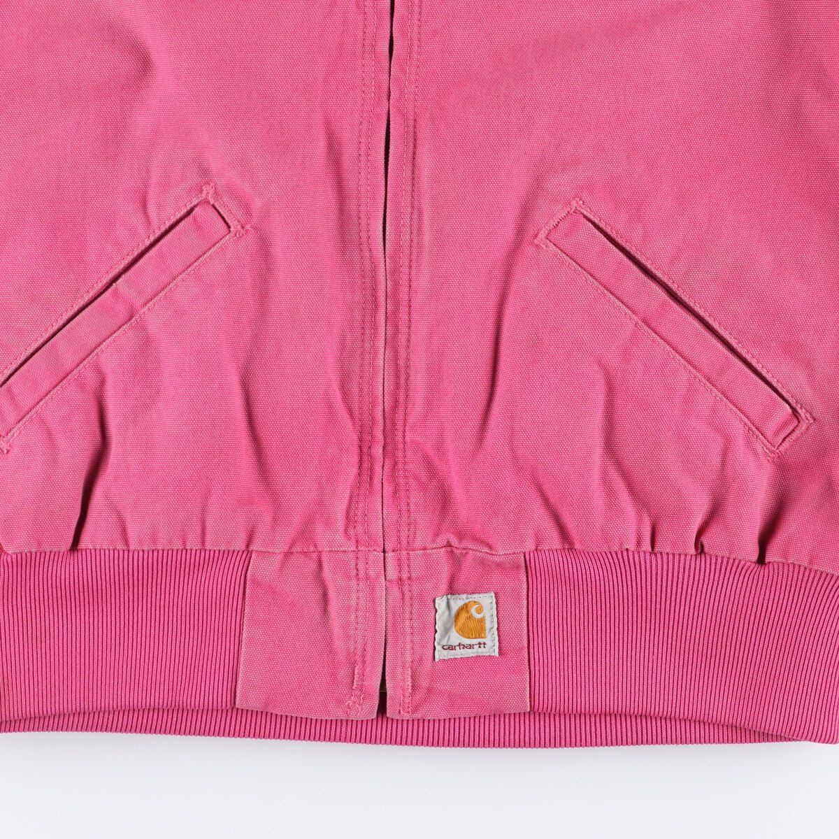 古着 カーハート Carhartt アクティブジャケット ダックフルジップ 