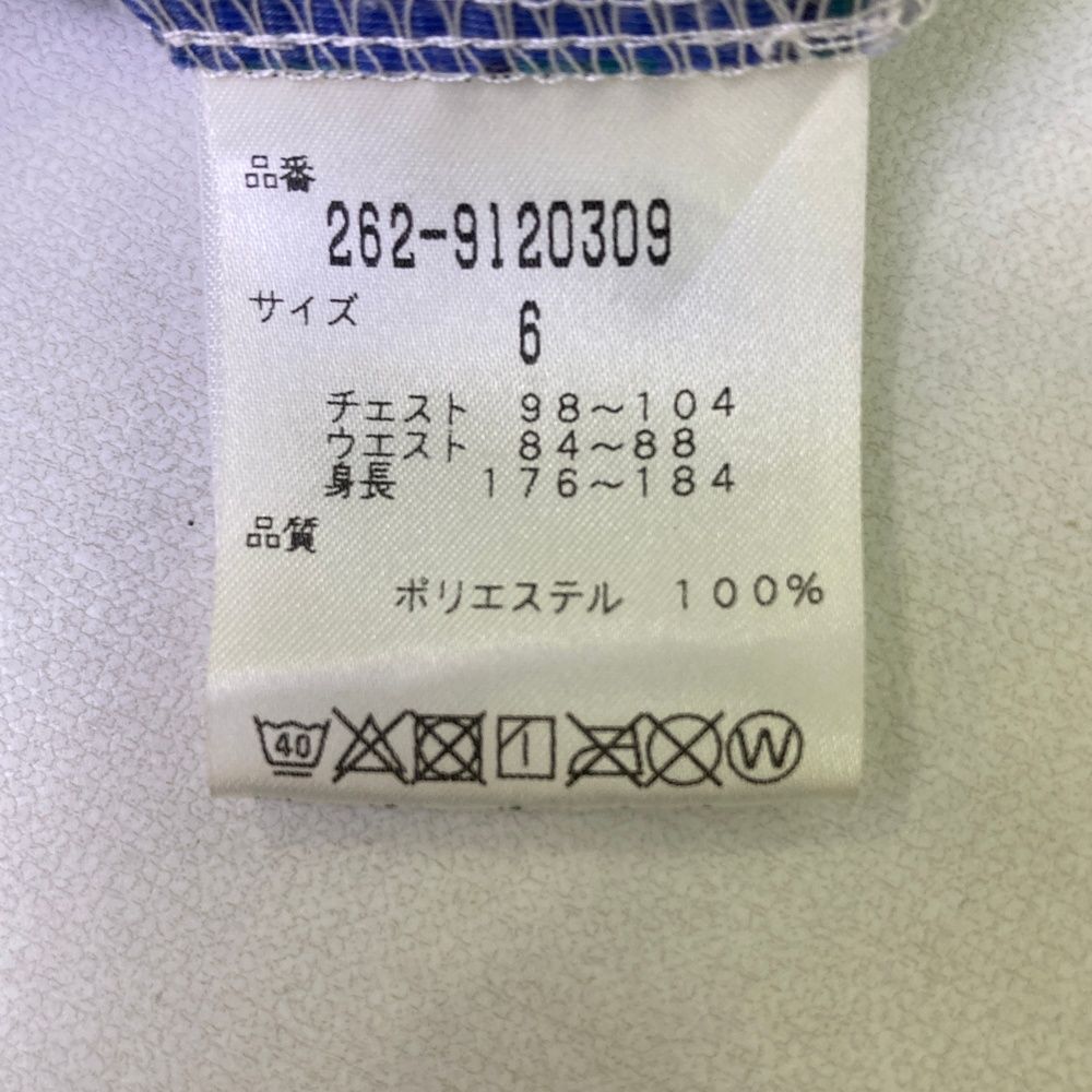 サイズ：6 JACK BUNNY ジャックバニー ジップジャケット 総柄 ブルー系