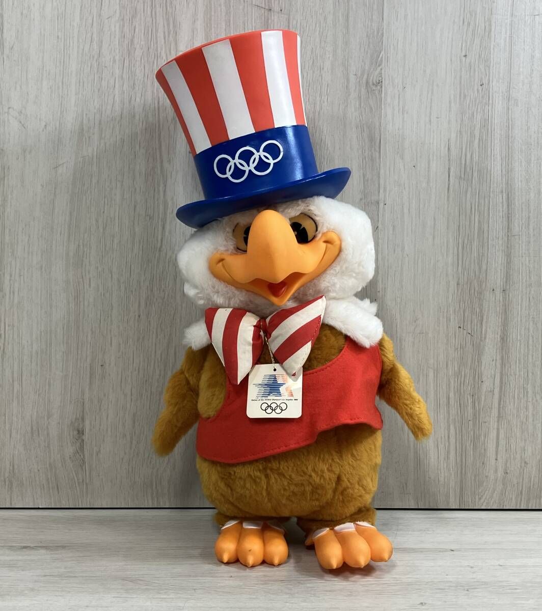 BIG！80s イーグルサム　ロサンゼルス五輪マスコット人形アメリカアンティーク 1984年 オリンピック マスコットキャラクター イーグルサム