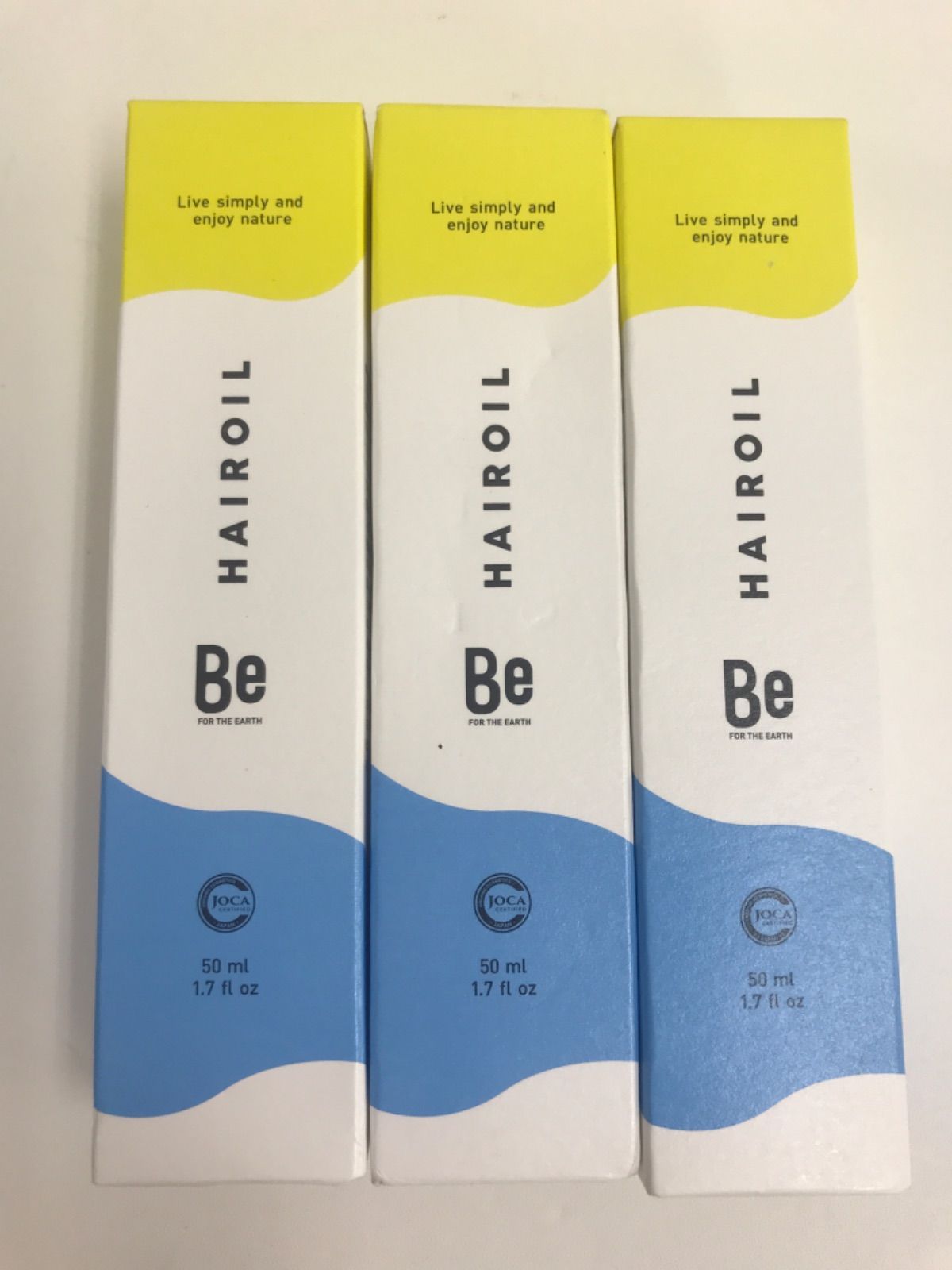 W688　Be ビー オーガニック ヘアオイル 50mL 3本セット