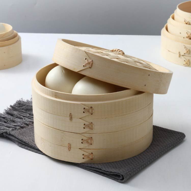 2段セット せいろ 28cm 30cm フタ付き 中華せいろ 竹中華セイロ 竹製