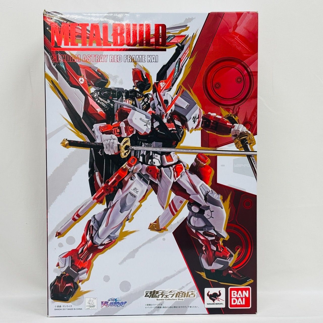 メタルビルド　ガンダムアストレイ レッド【新品未使用・ビニール包装あり】 豊富な，HOT】 未使用 METAL BUILD ガンダムアストレイ レッドフレーム